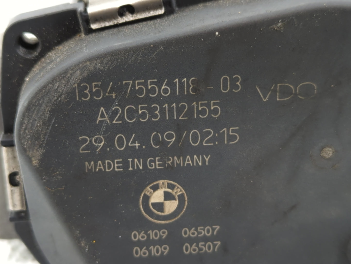 2007-2013 Bmw 328i Throttle Body P/N:A2C53112155 Fits Fits 2007 2008 2009 2010 2011 2012 2013 OEM Used Auto Parts - Oemuseda