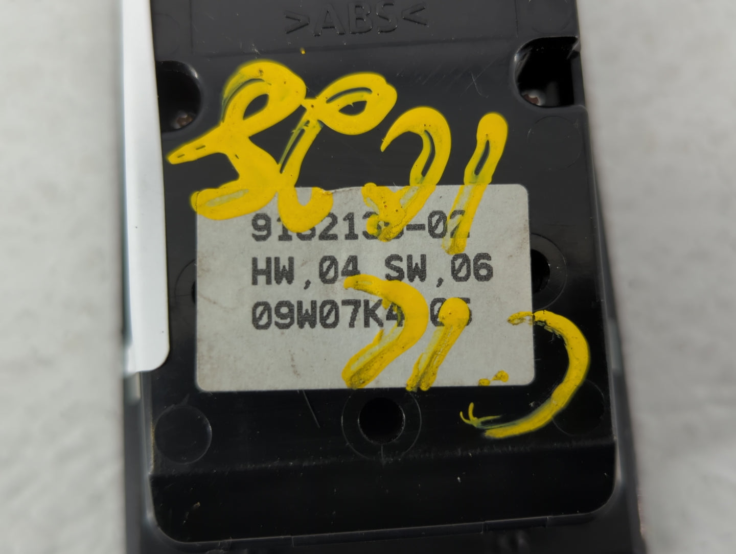 2007-2012 Bmw 328i Master Power Window Switch Replacement Driver Side Left P/N:09W07K4 03 9182139-02 Fits OEM Used Auto Part