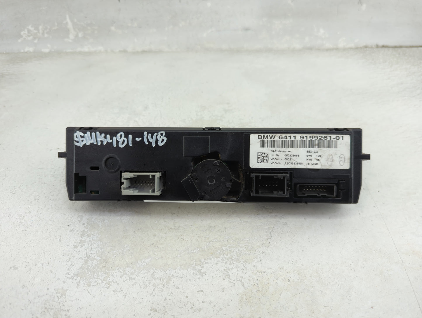 2007-2010 Bmw 335 Climate Control Module Temperature AC/Heater Replacement P/N:6411 9199261-01 A2C53338454 Fits OEM Used Aut