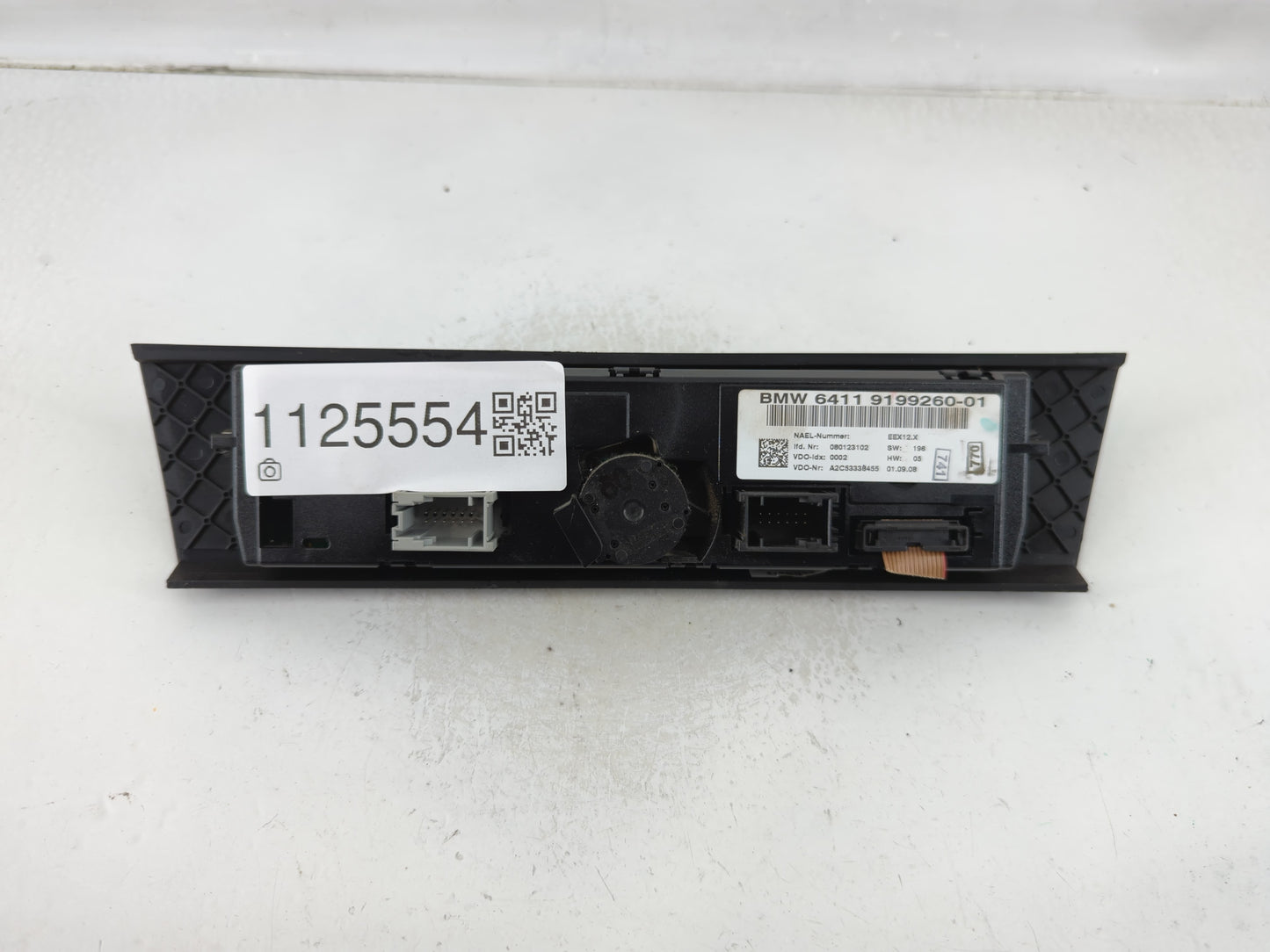 2007-2009 Bmw 335i Climate Control Module Temperature AC/Heater Replacement P/N:6411 9199260-01 Fits Fits 2007 2008 2009 OEM