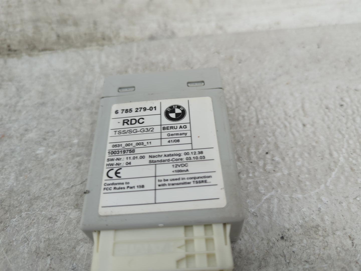 2009 Bmw 335i Tire Pressure Monitoring System Sensor Tpms - Oemusedautoparts1.com