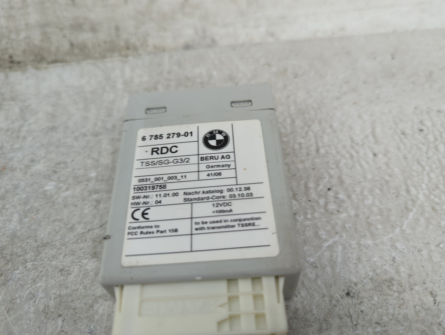 2009 Bmw 335i Tire Pressure Monitoring System Sensor Tpms - Oemusedautoparts1.com