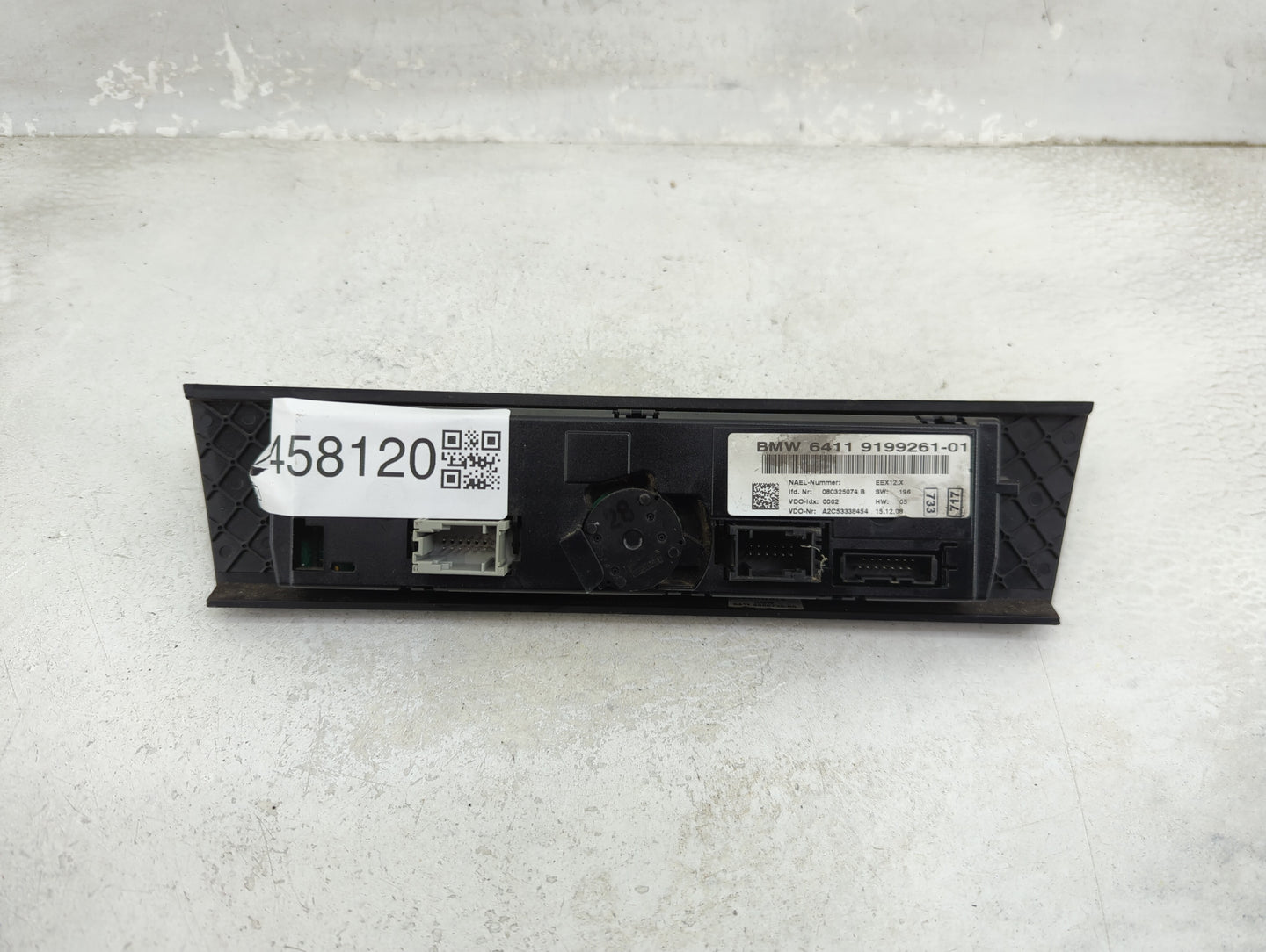 2007-2010 Bmw 335i Climate Control Module Temperature AC/Heater Replacement P/N:9199261-01 Fits Fits 2007 2008 2009 2010 OEM