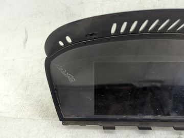 2009 Bmw 528 Information Display Screen Black