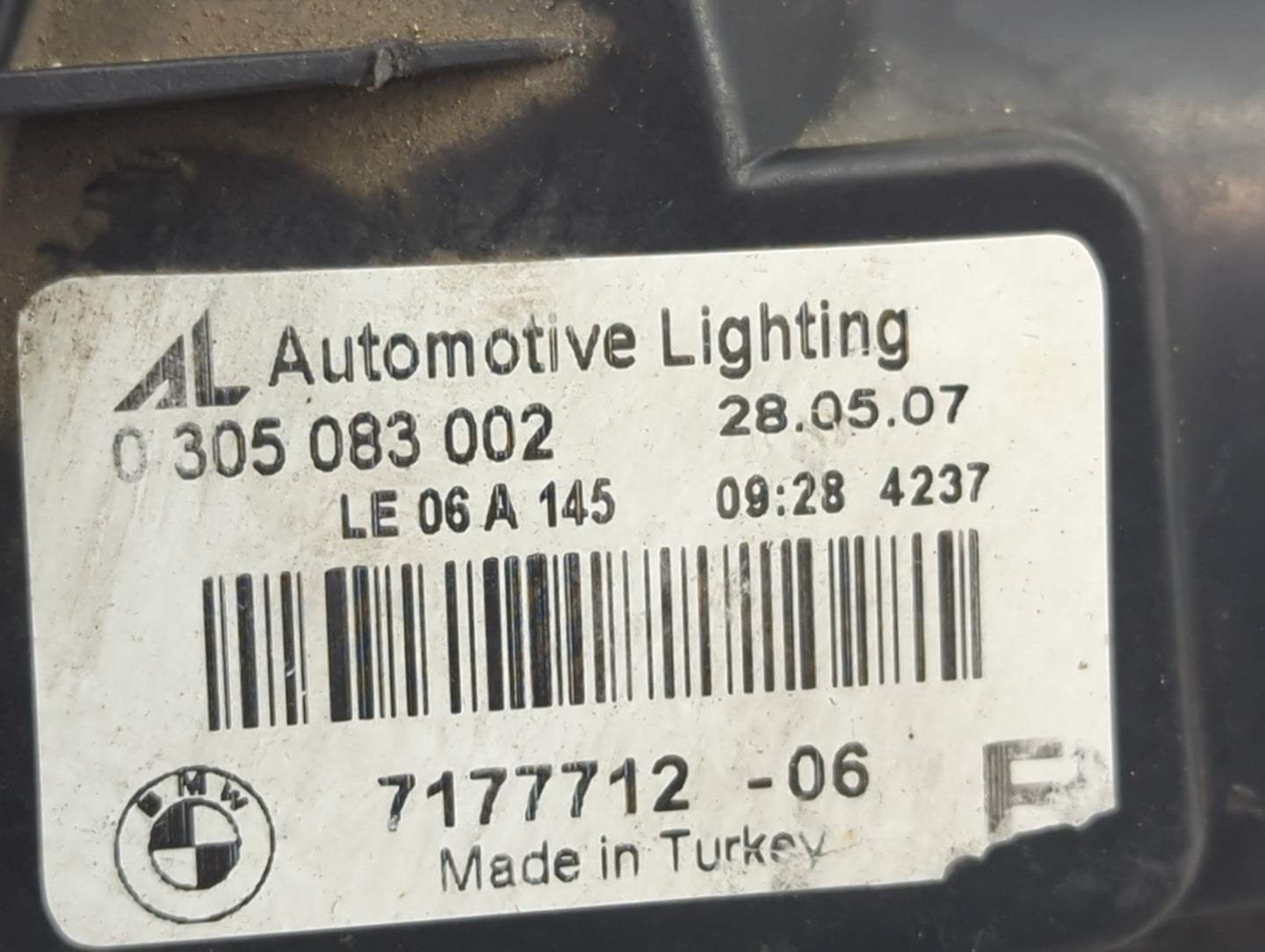 2008-2010 Bmw 528i Passenger Right Oem Front Light Lamp - Oemusedautoparts1.com