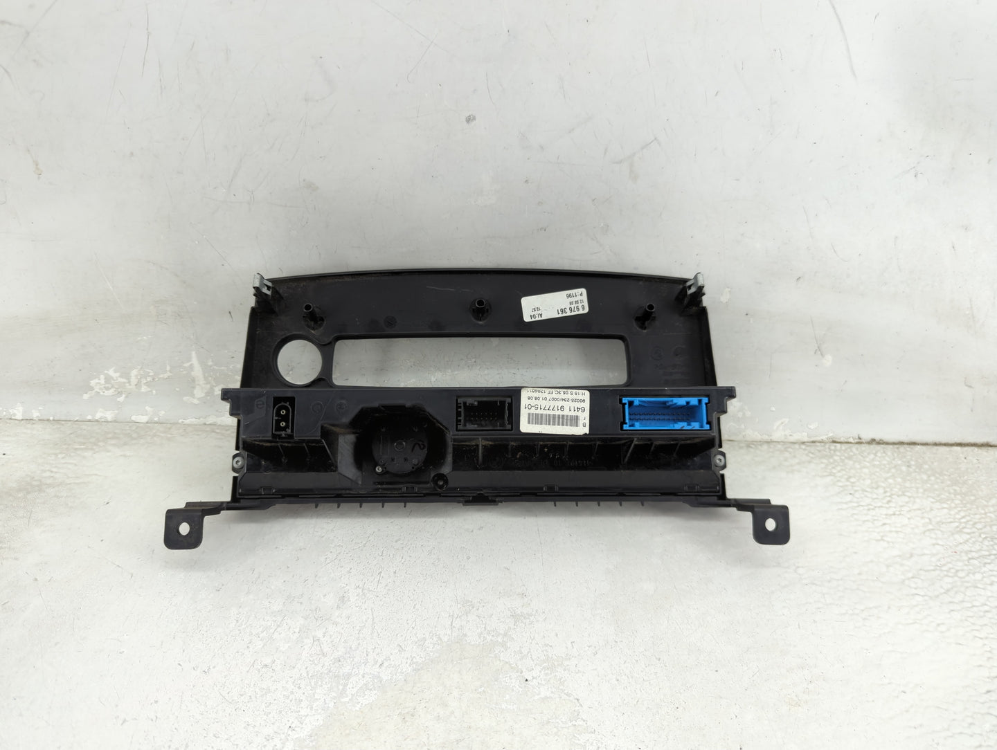 2008-2010 Bmw 528i Climate Control Module Temperature AC/Heater Replacement P/N:6411 9177715-01 9177715 Fits Fits 2008 2009 