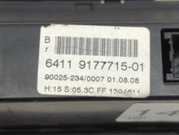 2008-2010 Bmw 528i Climate Control Module Temperature AC/Heater Replacement P/N:6411 9177715-01 9177715 Fits Fits 2008 2009 