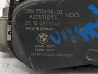 2008-2011 Bmw 528i Throttle Body P/N:7 556 118 1354 7556118 Fits Fits 2007 2008 2009 2010 2011 2012 2013 OEM Used Auto Parts