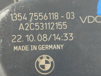 2008-2011 Bmw 528i Throttle Body P/N:1354 7556118-03 Fits Fits 2007 2008 2009 2010 2011 2012 2013 OEM Used Auto Parts - Oemu