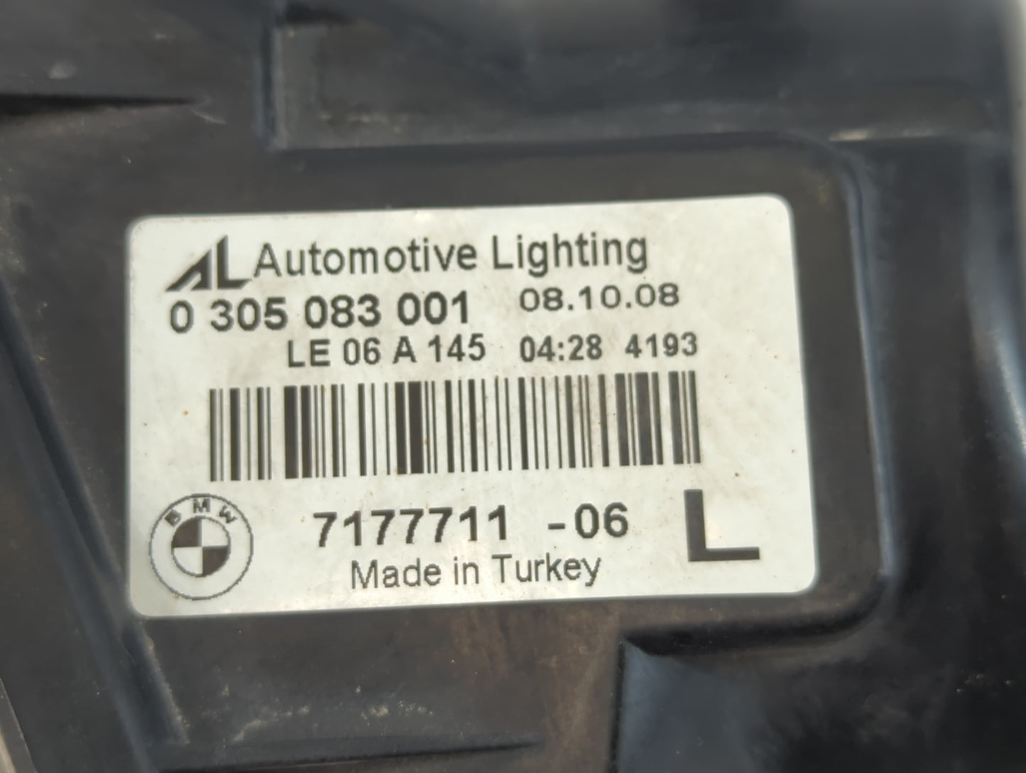 2008-2010 Bmw 528i Driver Left Oem Front Light Lamp - Oemusedautoparts1.com