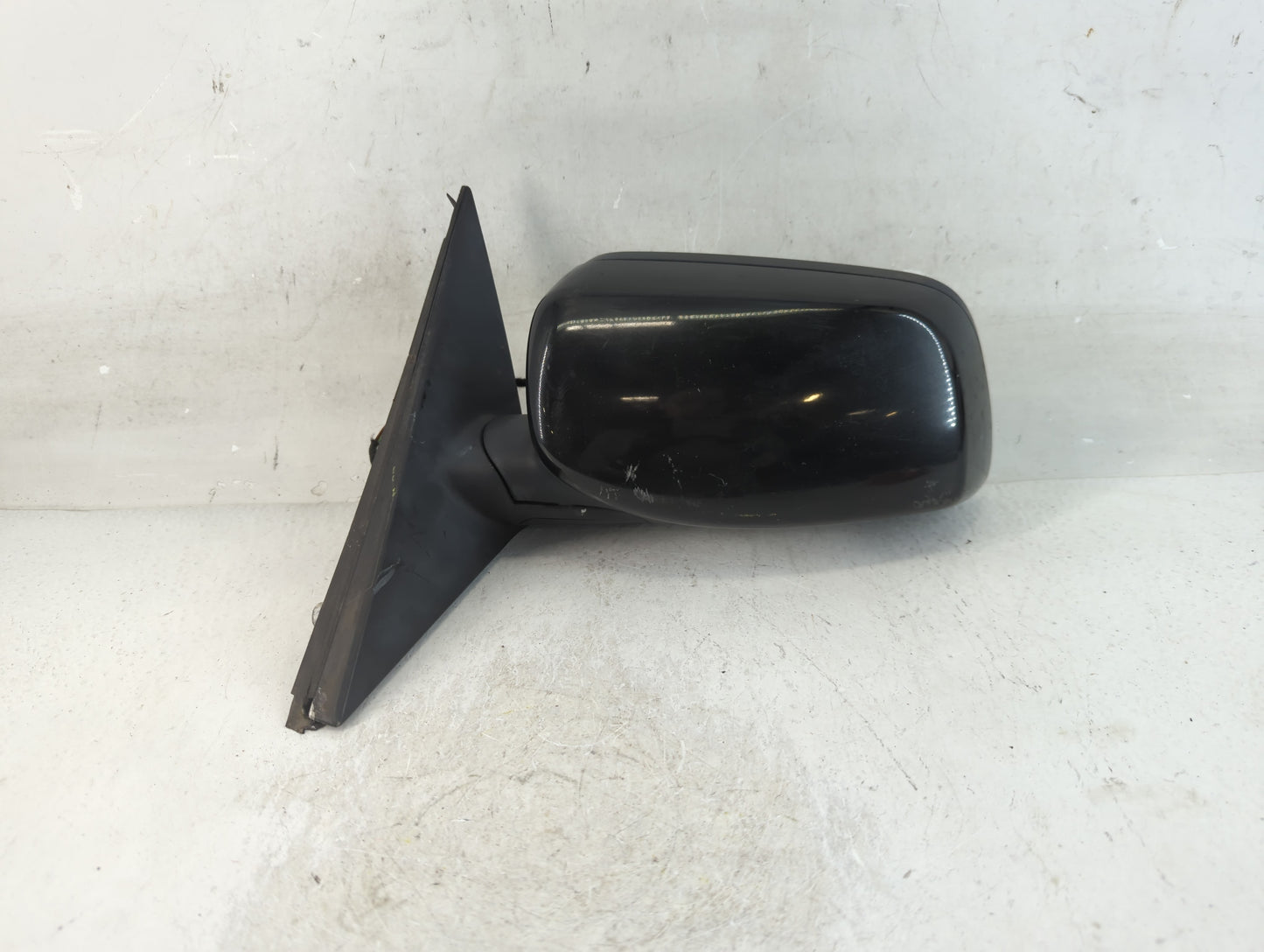 2009 Bmw 528i Driver Left Side View Manual Door Mirror Black - Oemusedautoparts1.com