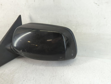 2009 Bmw 528i Driver Left Side View Manual Door Mirror Black