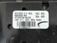 2009 Bmw 528i Master Power Window Switch Replacement Driver Side Left P/N:9122111-01 Fits OEM Used Auto Parts - Oemusedautop