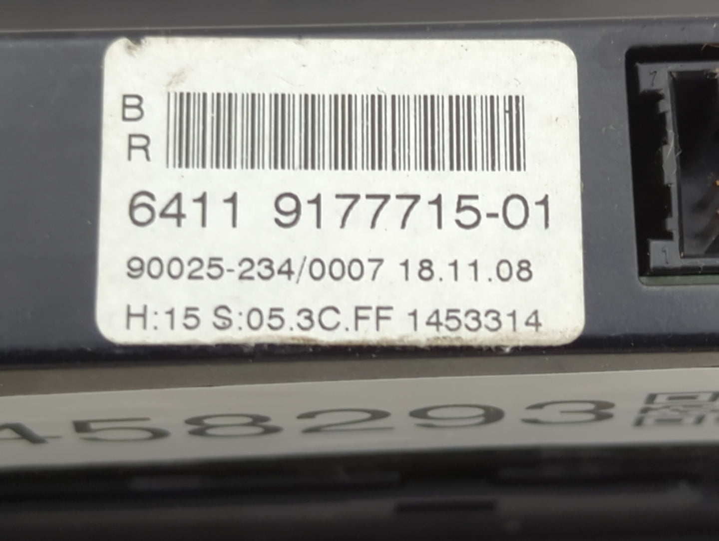 2008-2010 Bmw 535i Climate Control Module Temperature AC/Heater Replacement P/N:9177715-01 Fits Fits 2008 2009 2010 OEM Used