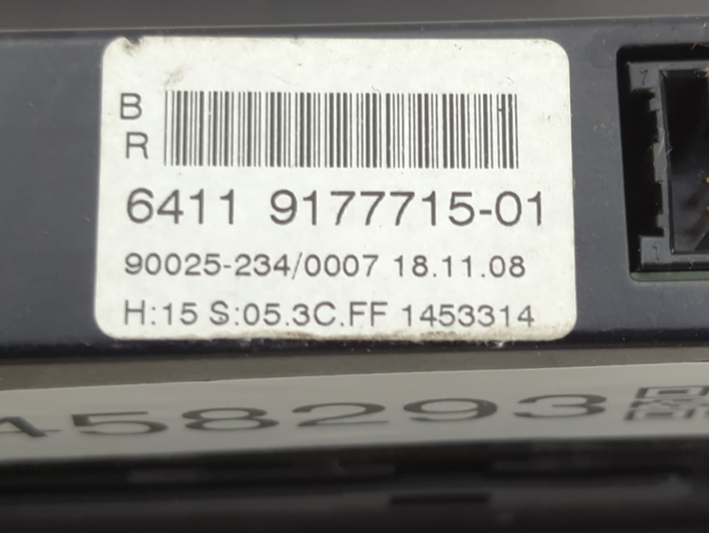 2008-2010 Bmw 535i Climate Control Module Temperature AC/Heater Replacement P/N:9177715-01 Fits Fits 2008 2009 2010 OEM Used