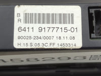 2008-2010 Bmw 535i Climate Control Module Temperature AC/Heater Replacement P/N:9177715-01 Fits Fits 2008 2009 2010 OEM Used