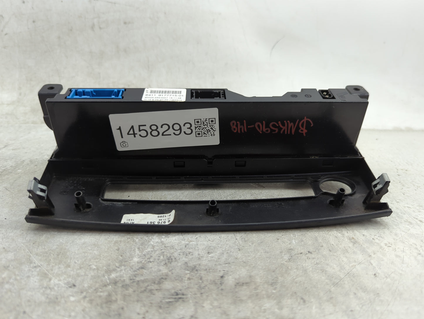 2008-2010 Bmw 535i Climate Control Module Temperature AC/Heater Replacement P/N:9177715-01 Fits Fits 2008 2009 2010 OEM Used
