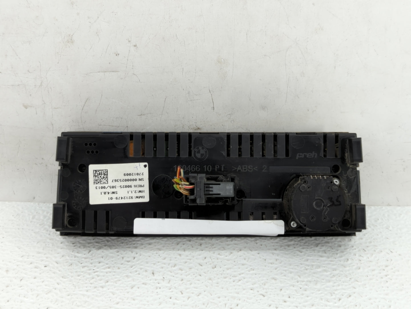 2013-2018 Bmw 640i Climate Control Module Temperature AC/Heater Replacement P/N:9212479-01 9331844 Fits OEM Used Auto Parts 