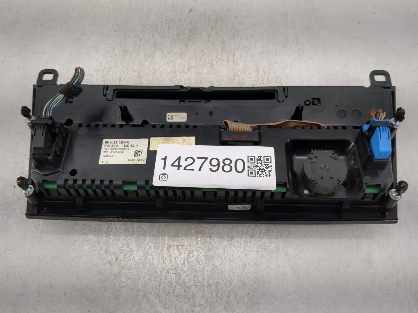 2009-2012 Bmw 750 Climate Control Module Temperature AC/Heater Replacement P/N:9216258-01 90025-258/0014 Fits OEM Used Auto 