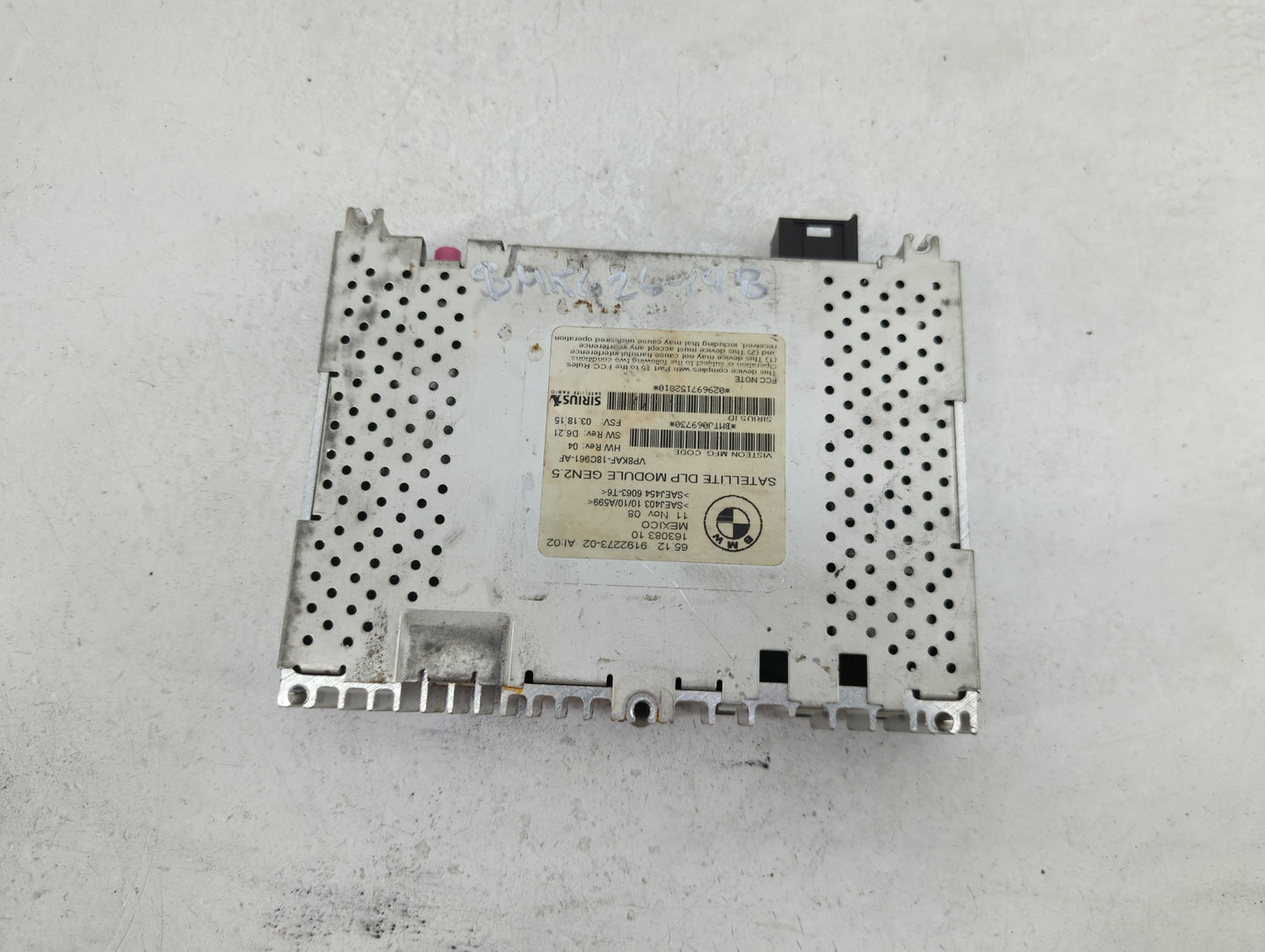 2007-2010 Bmw 750 Radio AM FM Cd Player Receiver Replacement P/N:9192273-02 VP8KAF-18C961-AF Fits Fits 2006 2007 2008 2009 2