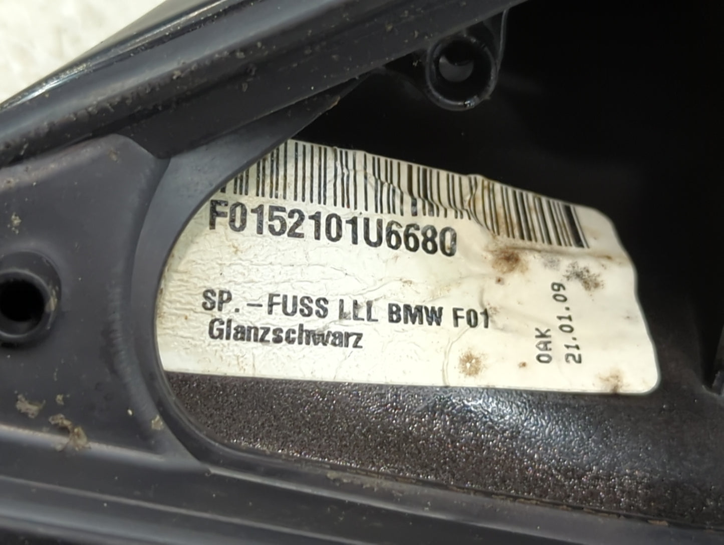2009-2012 Bmw 750 Driver Side View Mirror - Left Door Mirror OEM Used - Oemusedautoparts1.com