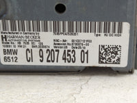 2009-2010 Bmw 750i Radio AM FM Cd Player Receiver Replacement P/N:9 207 453 01 Fits Fits 2009 2010 OEM Used Auto Parts - Oem
