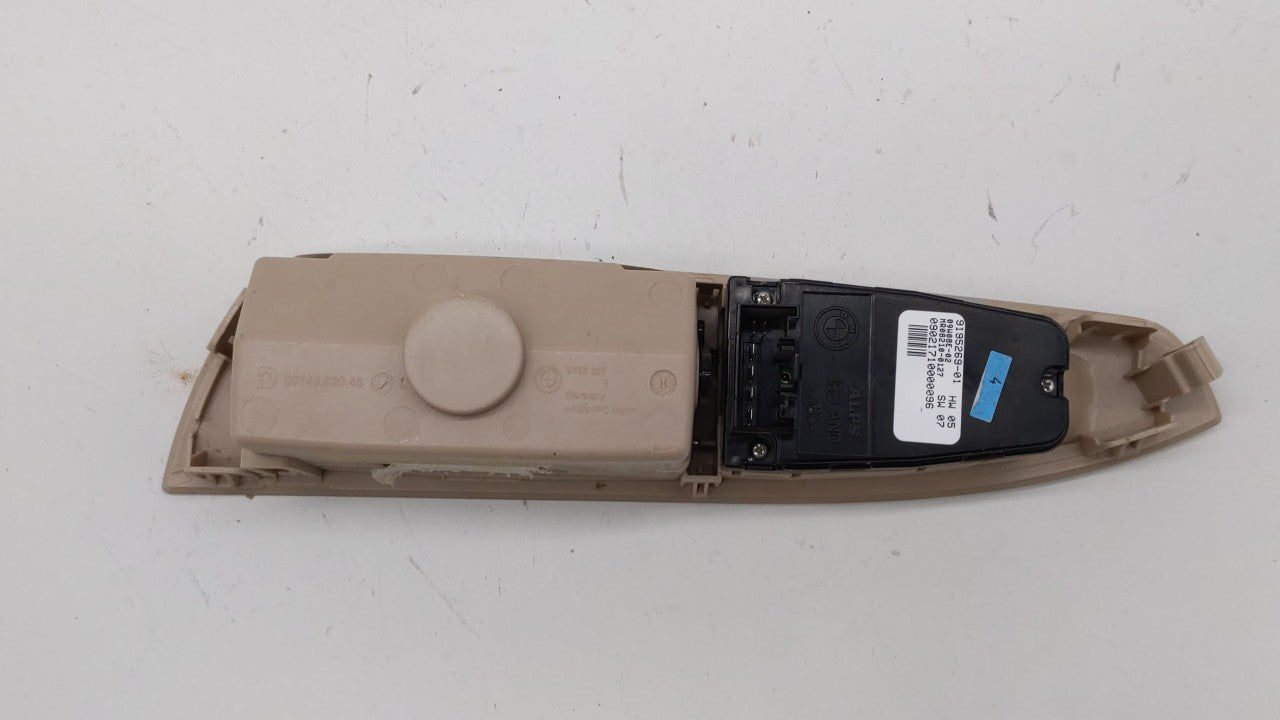 2009-2015 Bmw 750i Master Power Window Switch Replacement Driver Side Left P/N:9163611 9258898 Fits OEM Used Auto Parts - Oe