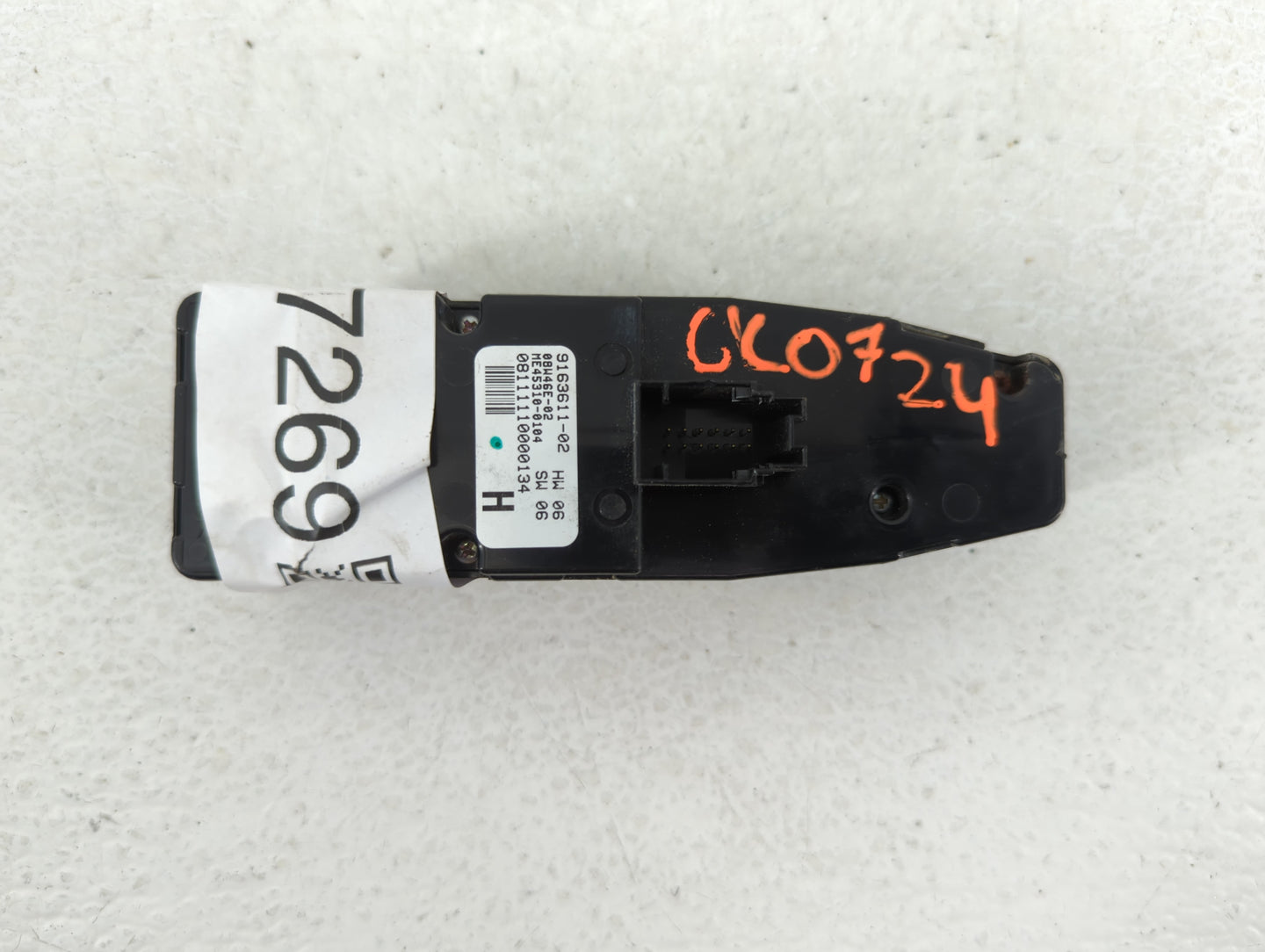 2009-2015 Bmw 750i Master Power Window Switch Replacement Driver Side Left P/N:9163611-02 Fits OEM Used Auto Parts - Oemused