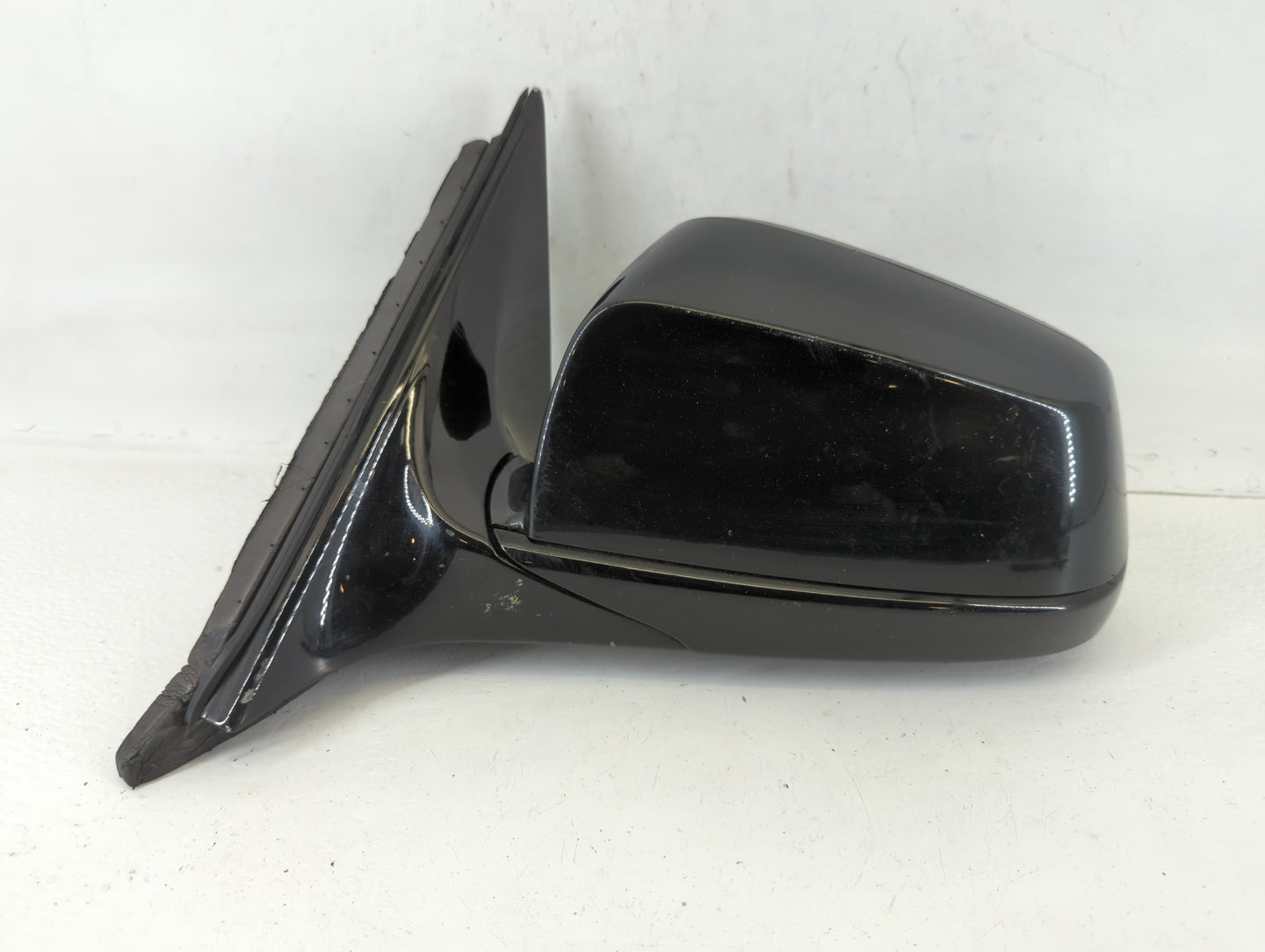 2009-2012 Bmw 750i Driver Left Side View Manual Door Mirror Black - Oemusedautoparts1.com