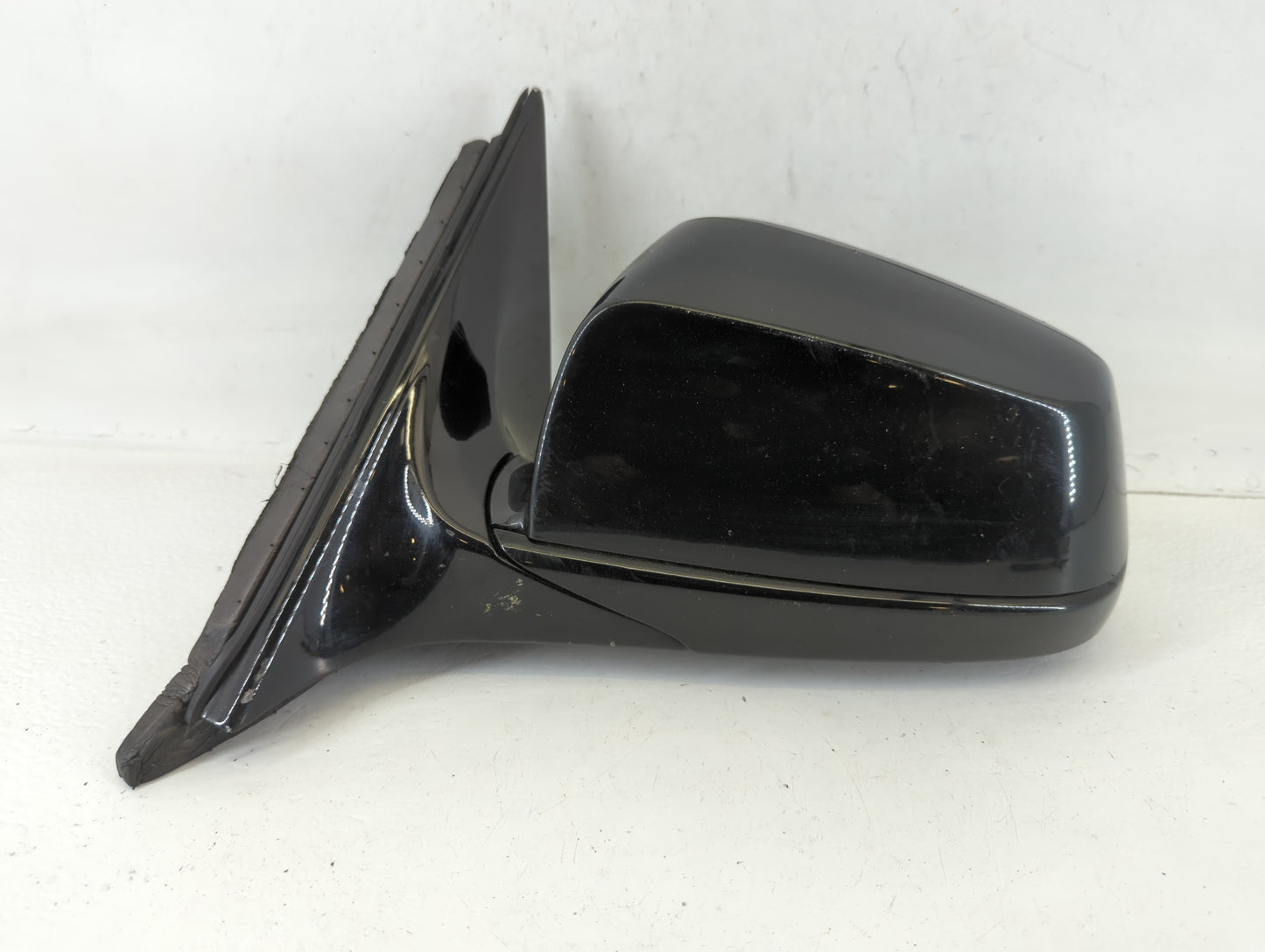 2009-2012 Bmw 750i Driver Left Side View Manual Door Mirror Black - Oemusedautoparts1.com