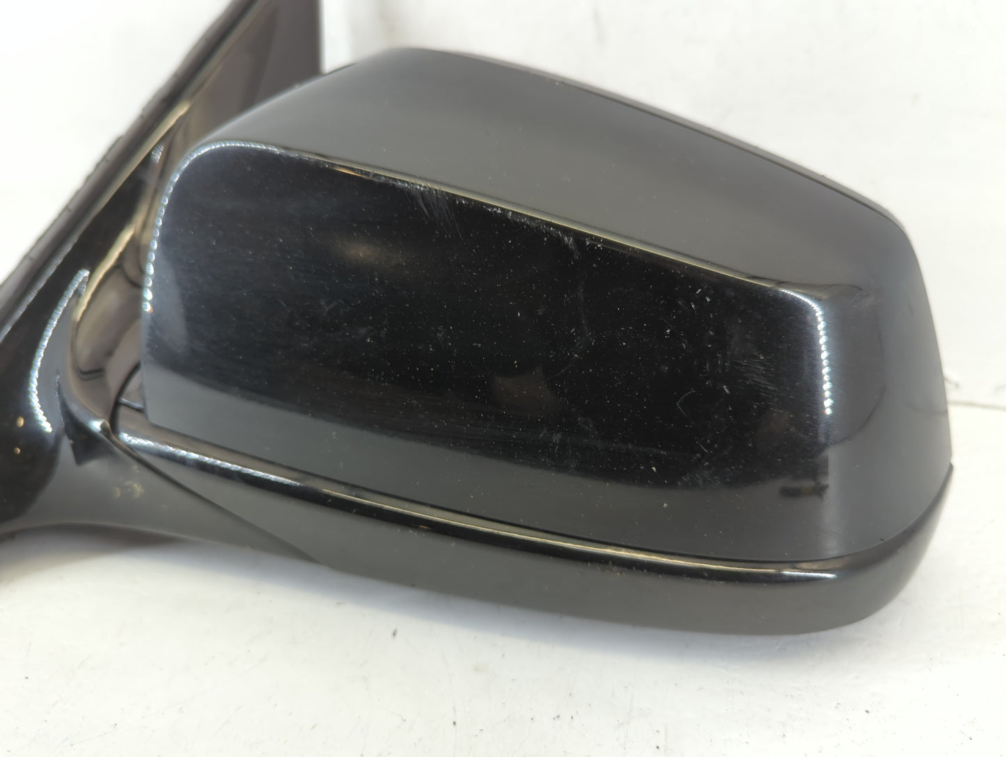 2009-2012 Bmw 750i Driver Left Side View Manual Door Mirror Black - Oemusedautoparts1.com