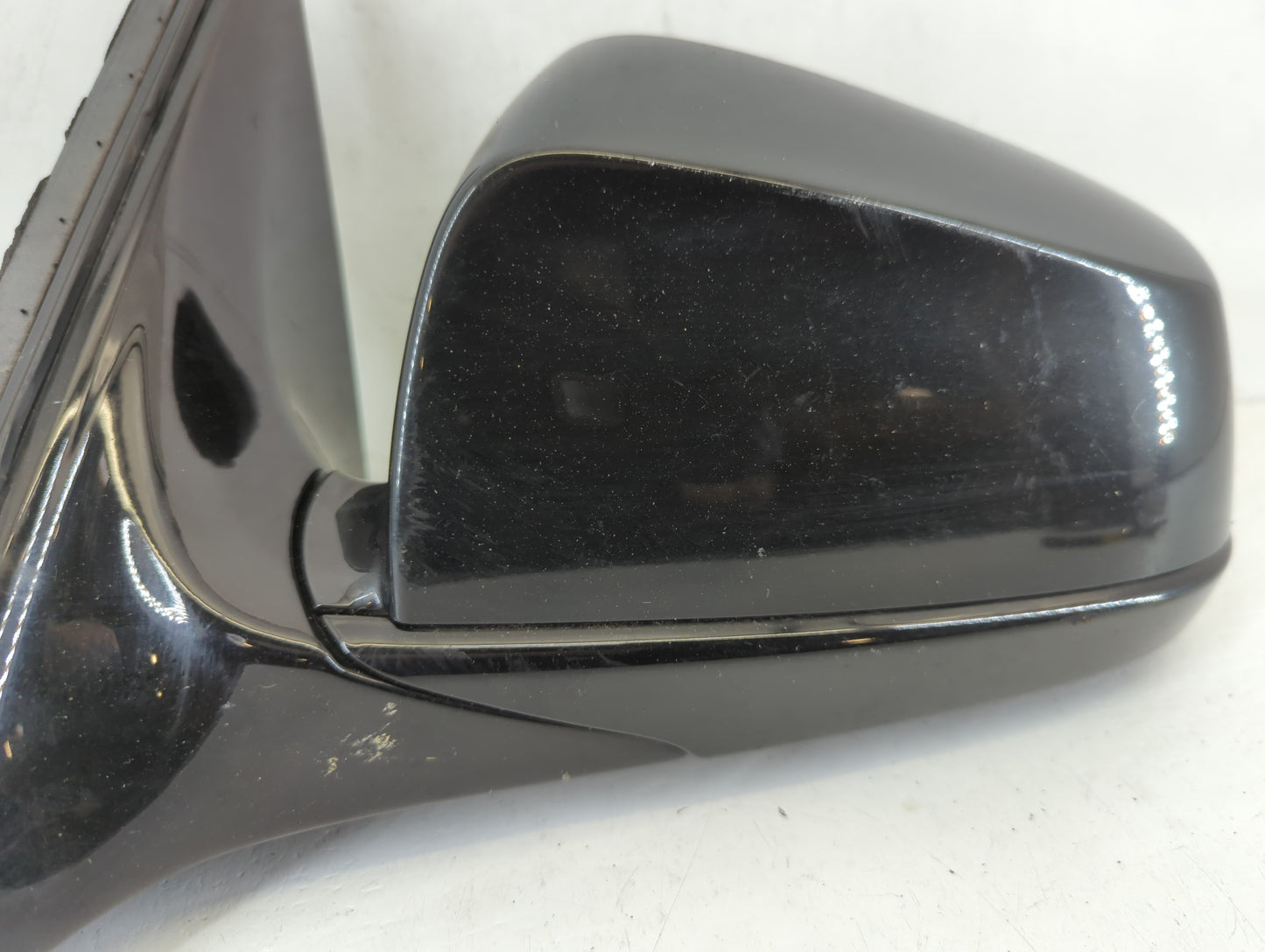 2009-2012 Bmw 750i Driver Left Side View Manual Door Mirror Black - Oemusedautoparts1.com