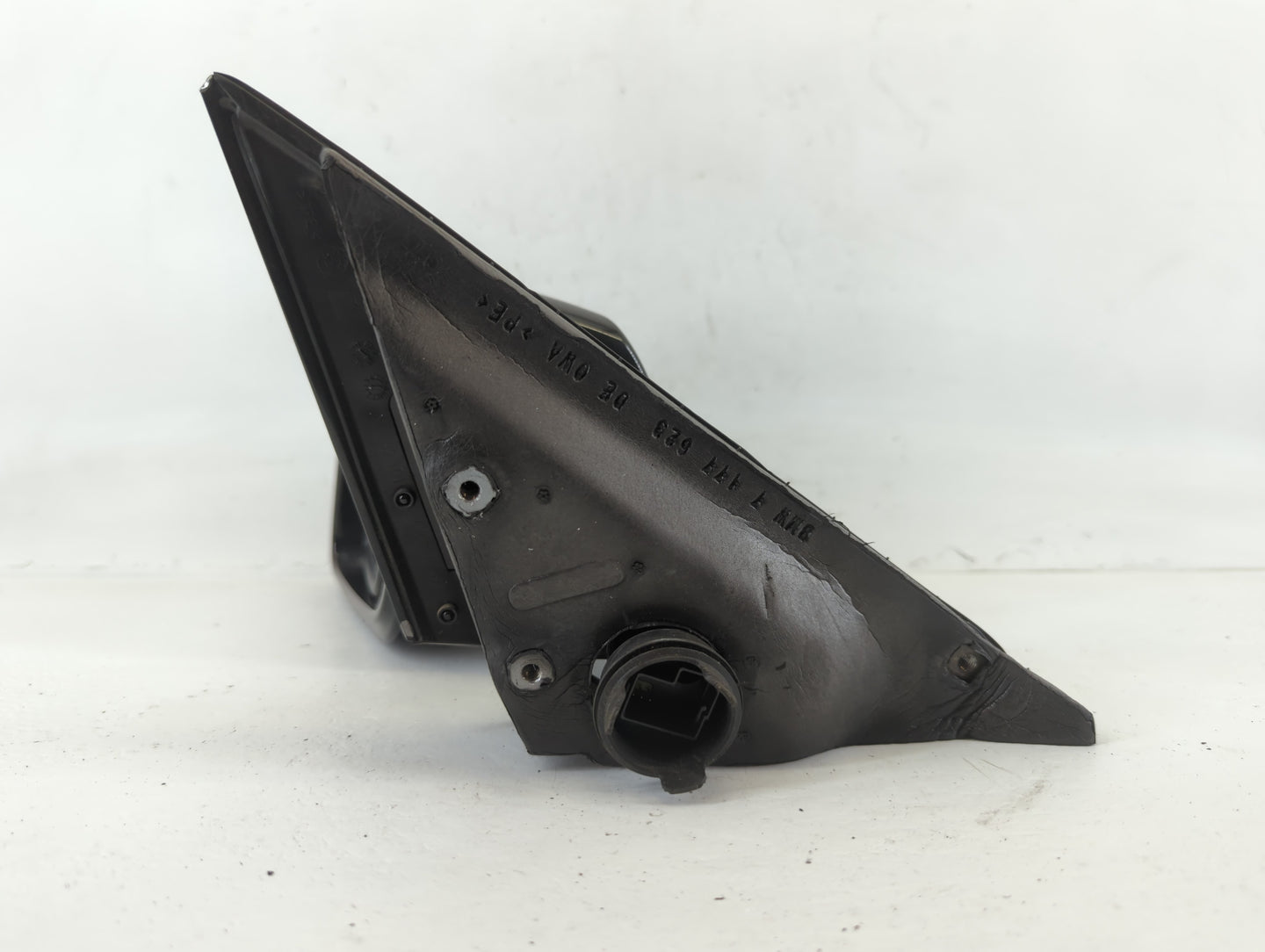 2009-2012 Bmw 750i Driver Left Side View Manual Door Mirror Black - Oemusedautoparts1.com