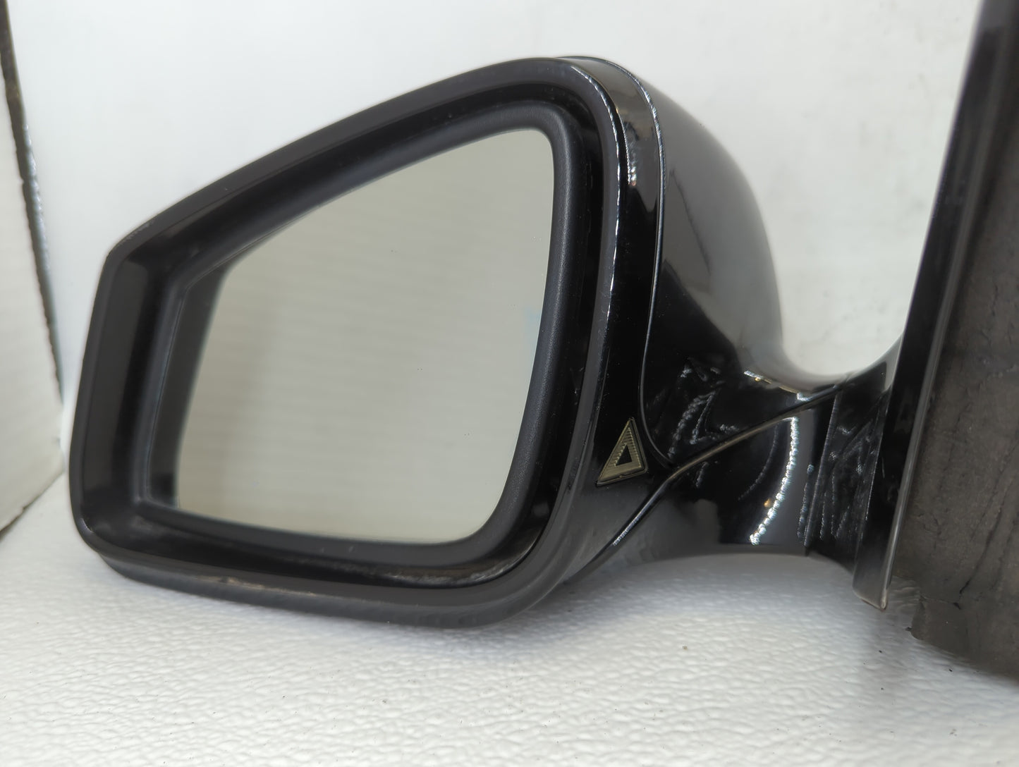 2009-2012 Bmw 750i Driver Left Side View Manual Door Mirror Black - Oemusedautoparts1.com