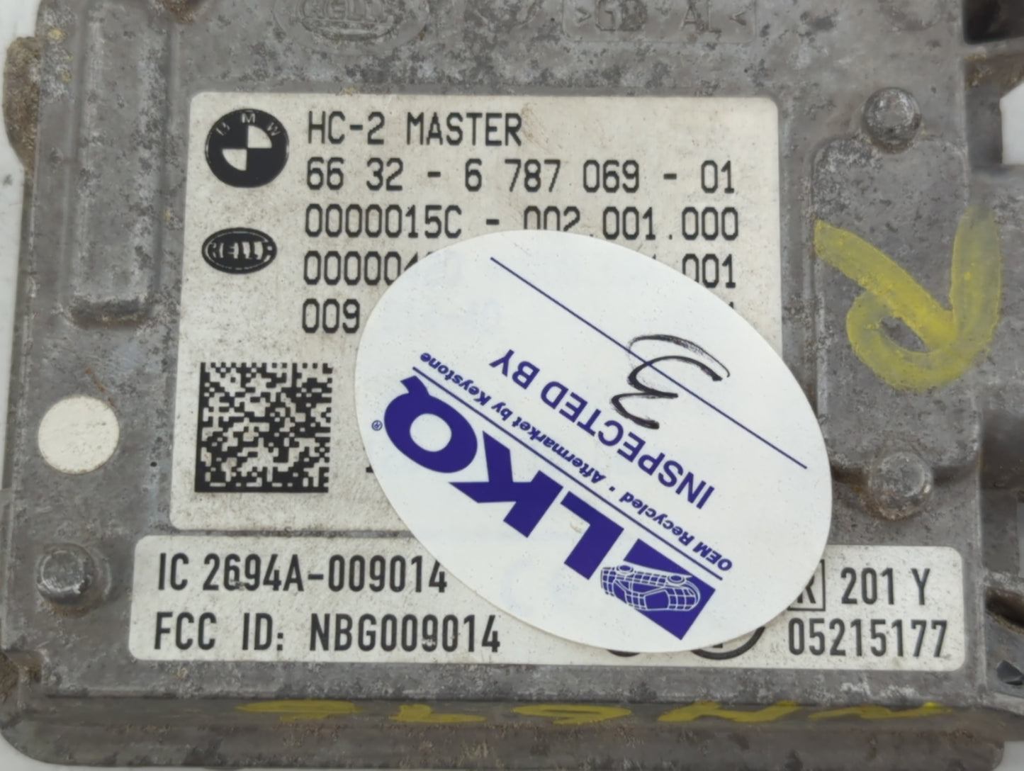 2009-2012 Bmw 750i Chassis Control Module Ccm Bcm Body Control - Oemusedautoparts1.com