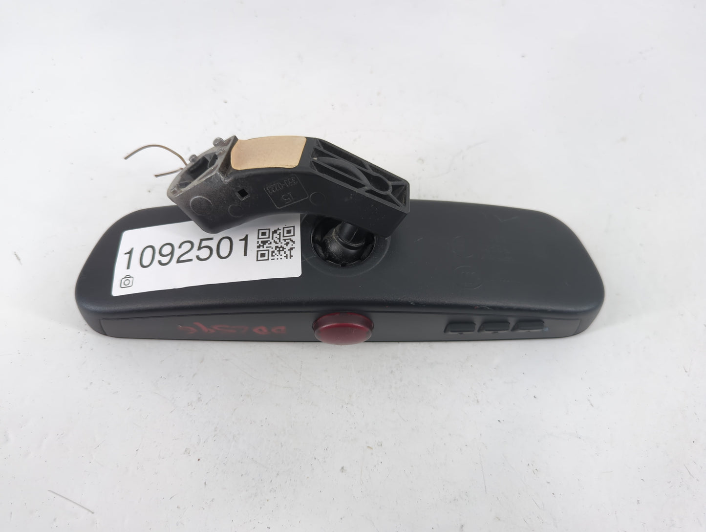 2009 Bmw 750li Interior Rear View Mirror Replacement OEM P/N:E11025891 Fits OEM Used Auto Parts - Oemusedautoparts1.com