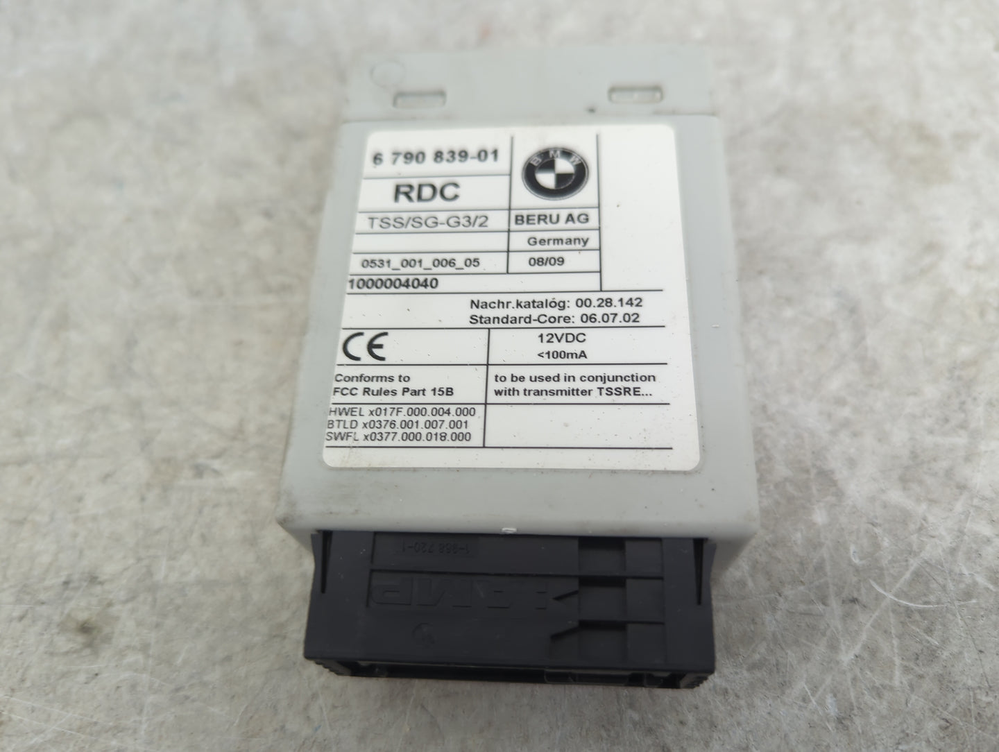 2009 Bmw 750li Tire Pressure Monitoring System Sensor Tpms - Oemusedautoparts1.com