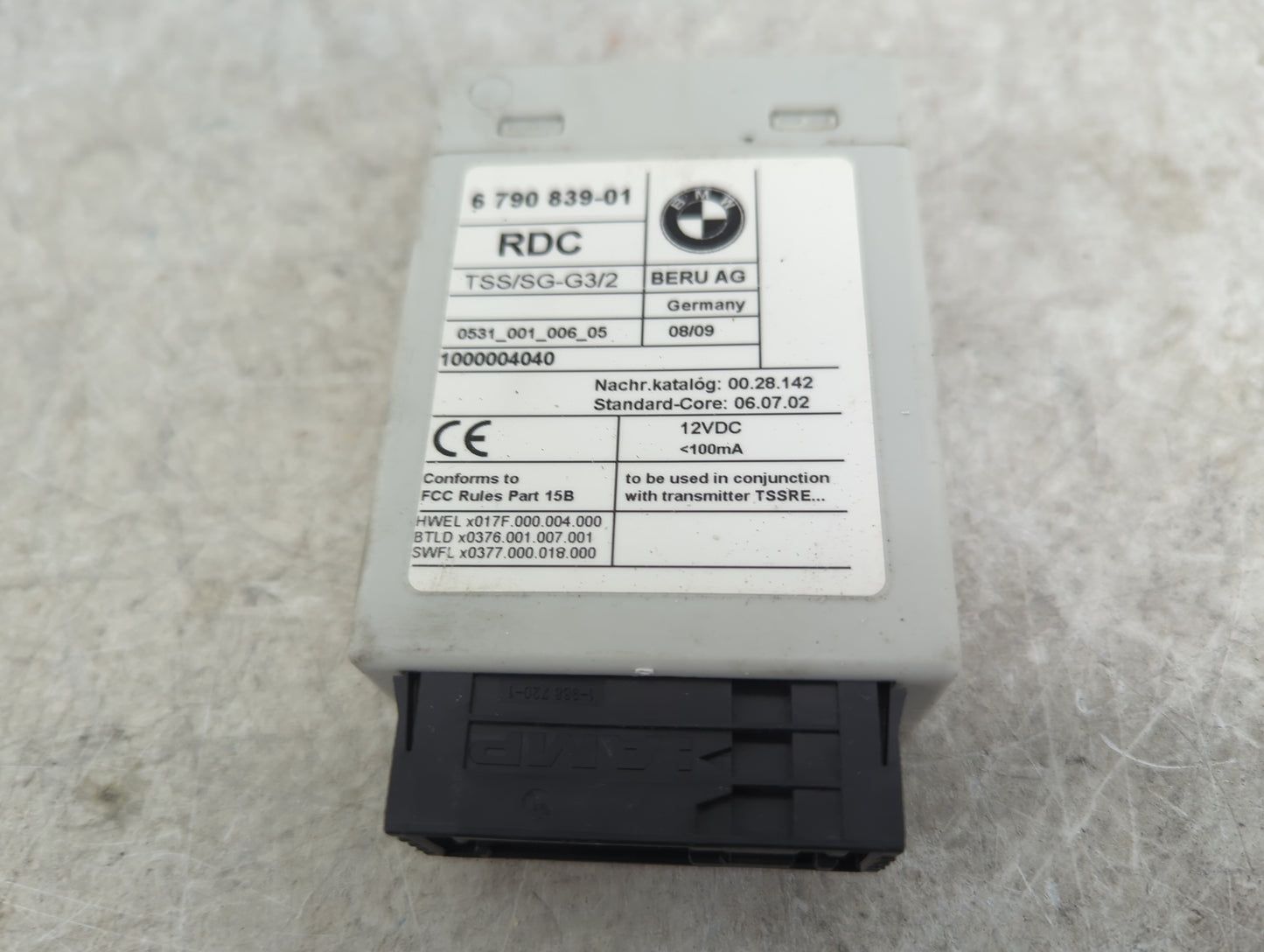 2009 Bmw 750li Tire Pressure Monitoring System Sensor Tpms - Oemusedautoparts1.com