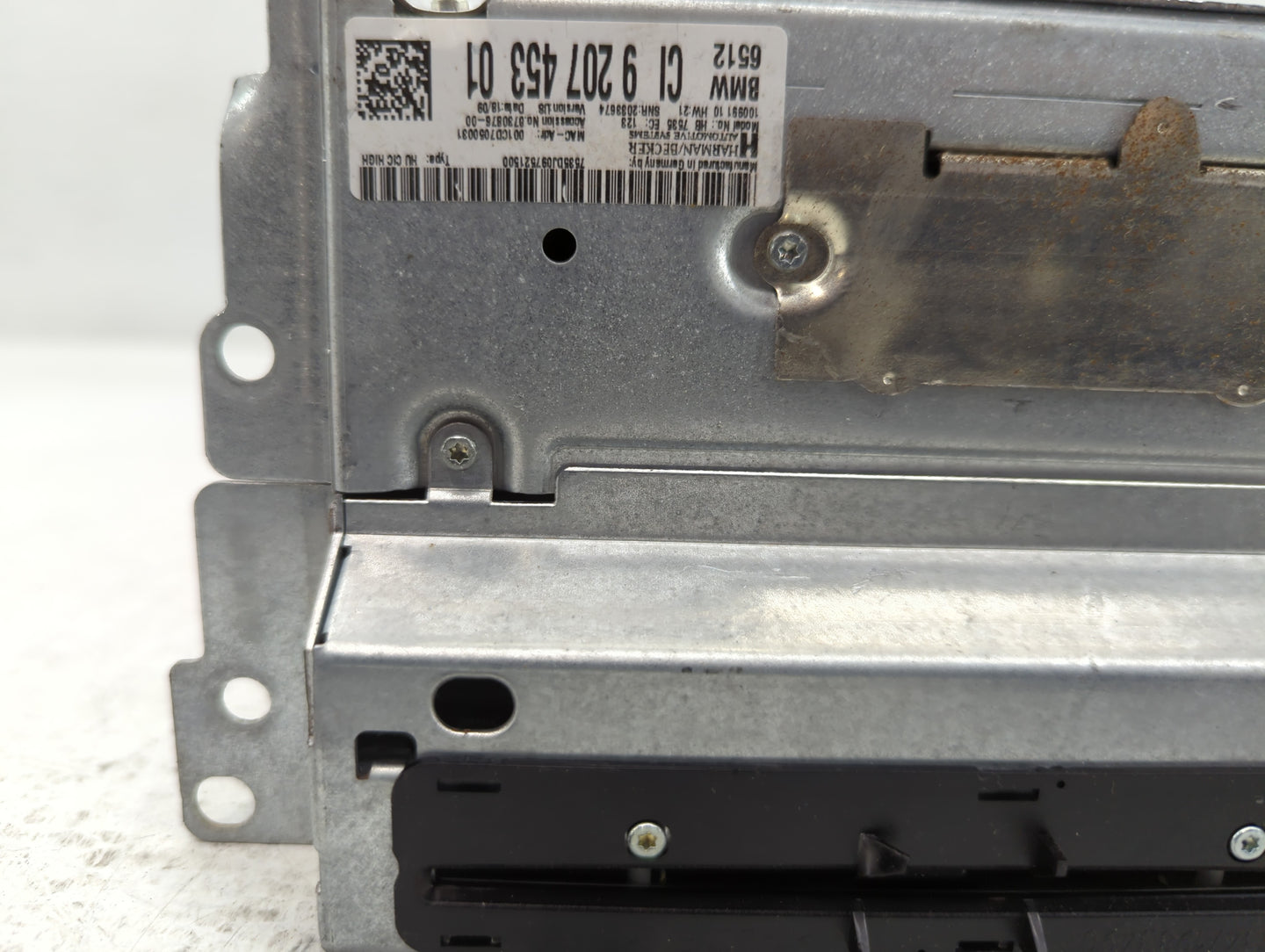 2009 Bmw 7 Series Am Fm Cd Player Radio Receiver - Oemusedautoparts1.com