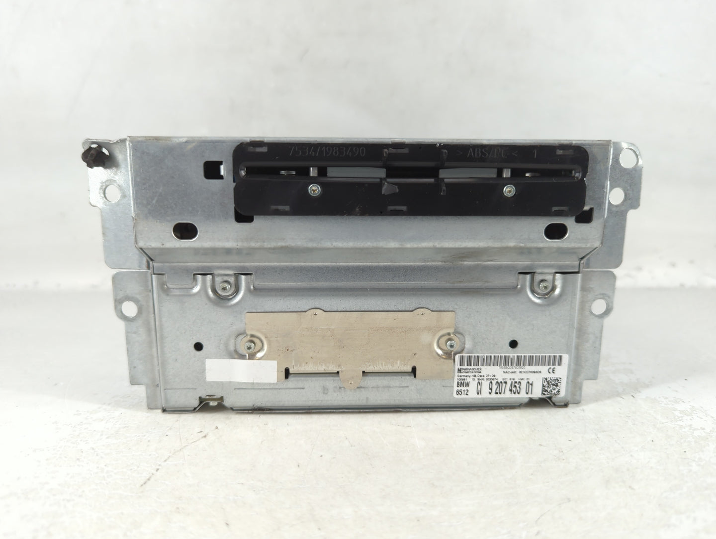 2009 Bmw 7 Series Radio AM FM Cd Player Receiver Replacement P/N:CI 9 207 453 01 Fits OEM Used Auto Parts - Oemusedautoparts