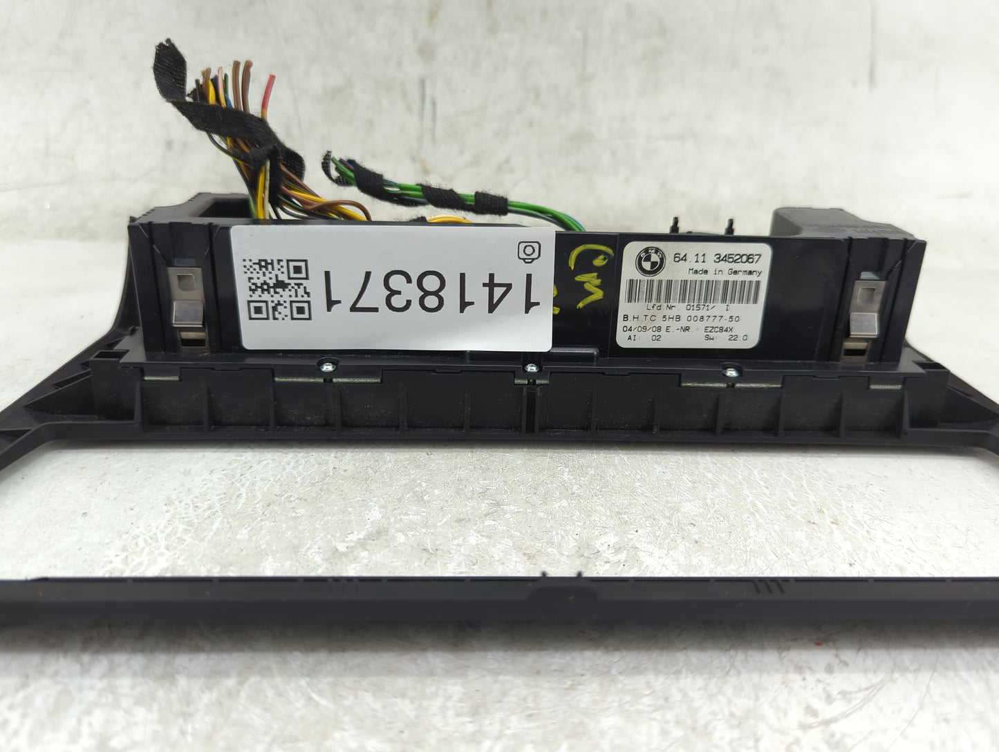 2004-2010 Bmw X3 Climate Control Module Temperature AC/Heater Replacement P/N:3452067 Fits Fits 2004 2005 2006 2007 2008 200