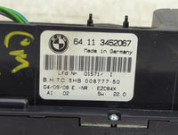 2004-2010 Bmw X3 Climate Control Module Temperature AC/Heater Replacement P/N:3452067 Fits Fits 2004 2005 2006 2007 2008 200