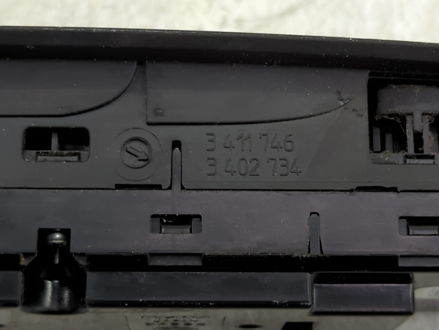 2004-2010 Bmw X3 Master Power Window Switch Replacement Driver Side Left P/N:3 402 734 3 411 746 Fits OEM Used Auto Parts - 
