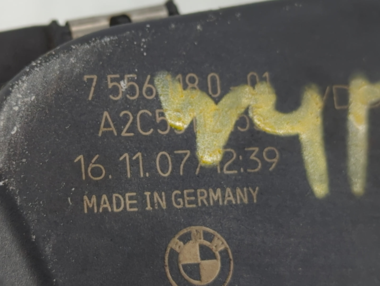 2007-2012 Bmw X3 Throttle Body P/N:7 556 1180-01 Fits Fits 2007 2008 2009 2010 2011 2012 2013 OEM Used Auto Parts - Oemuseda