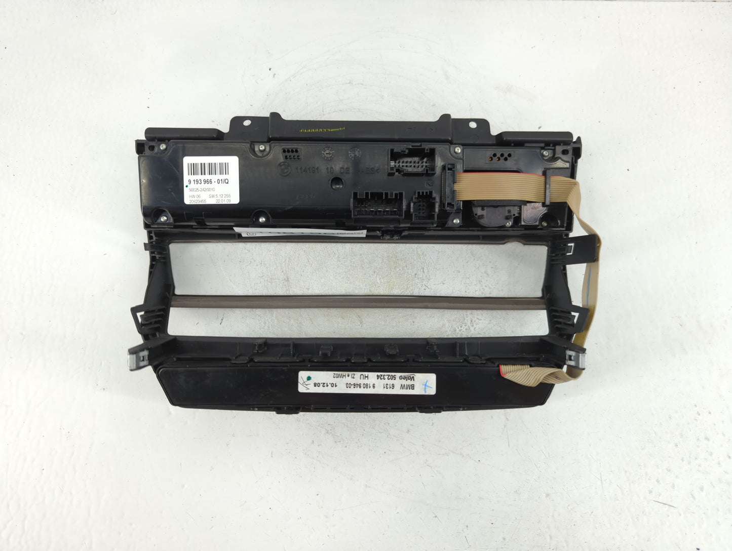 2007-2013 Bmw X5 Climate Control Module Temperature AC/Heater Replacement P/N:9 193 966-01 Fits OEM Used Auto Parts - Oemuse