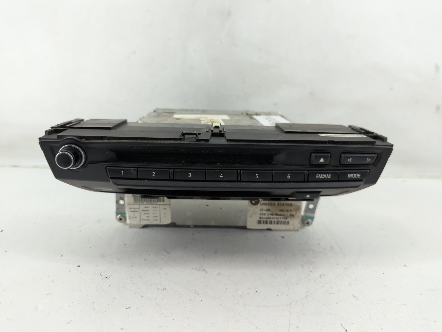 2007-2010 Bmw X5 Radio AM FM Cd Player Receiver Replacement P/N:4 829 419 Fits Fits 2007 2008 2009 2010 OEM Used Auto Parts 