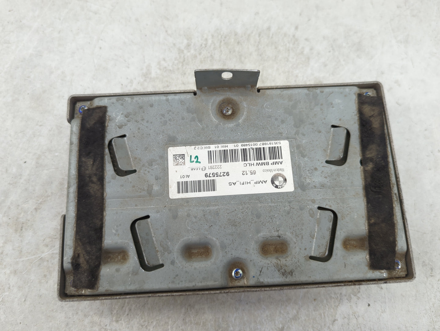 2009 Bmw X5 Radio Speaker Amplifier 9275579|5351818b7|amp_hifi_as - Oemusedautoparts1.com