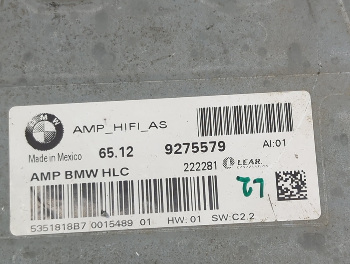 Bmw X5 Radio Speaker Amplifier 9275579|5351818b7|amp_hifi_as - Oemusedautoparts1.com