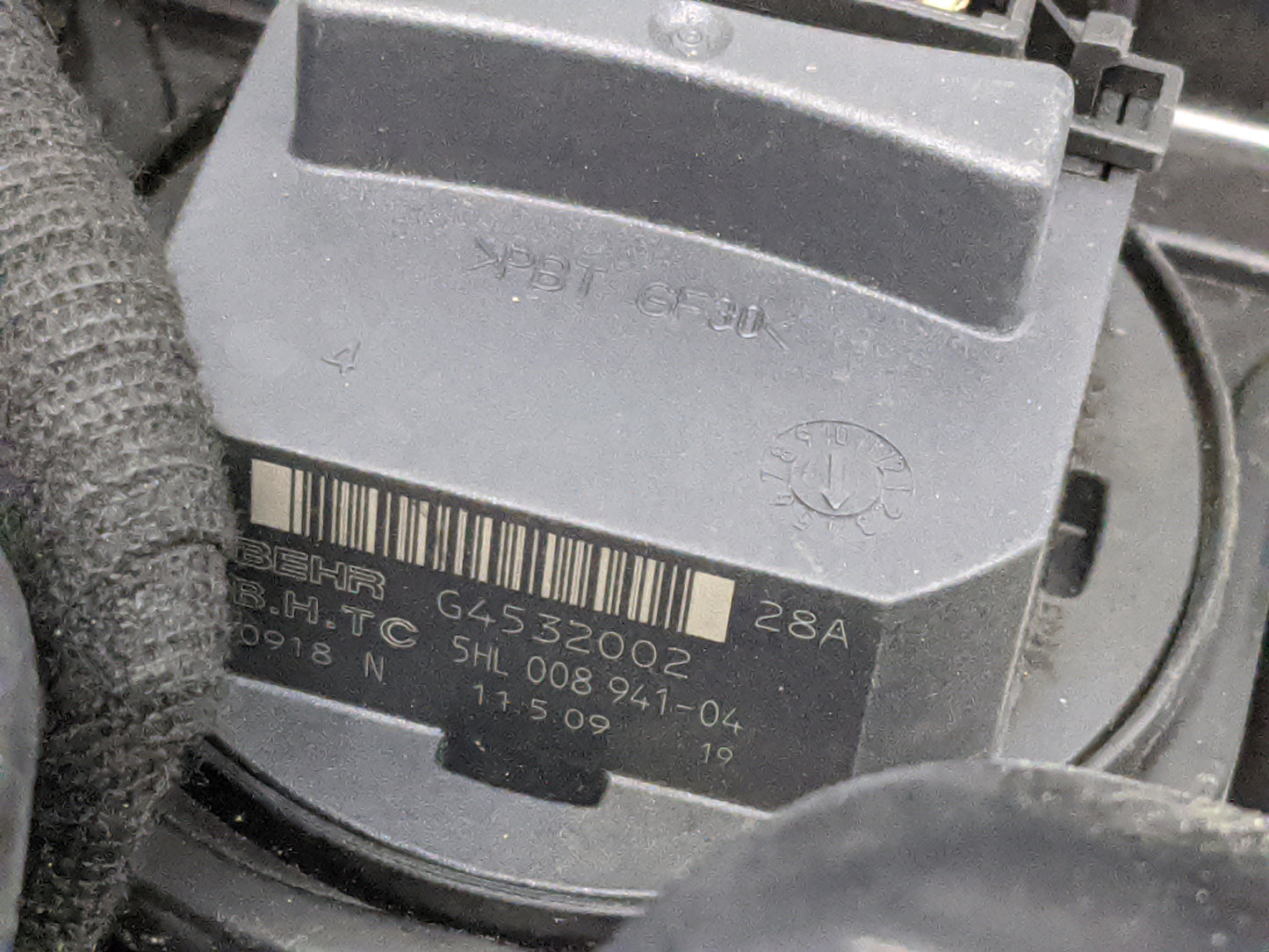 2009 Bmw X5 Heater AC Blower Motor P/N:64116947554 5HL008941-04, G4532002 Fits OEM Used Auto Parts - Oemusedautoparts1.com