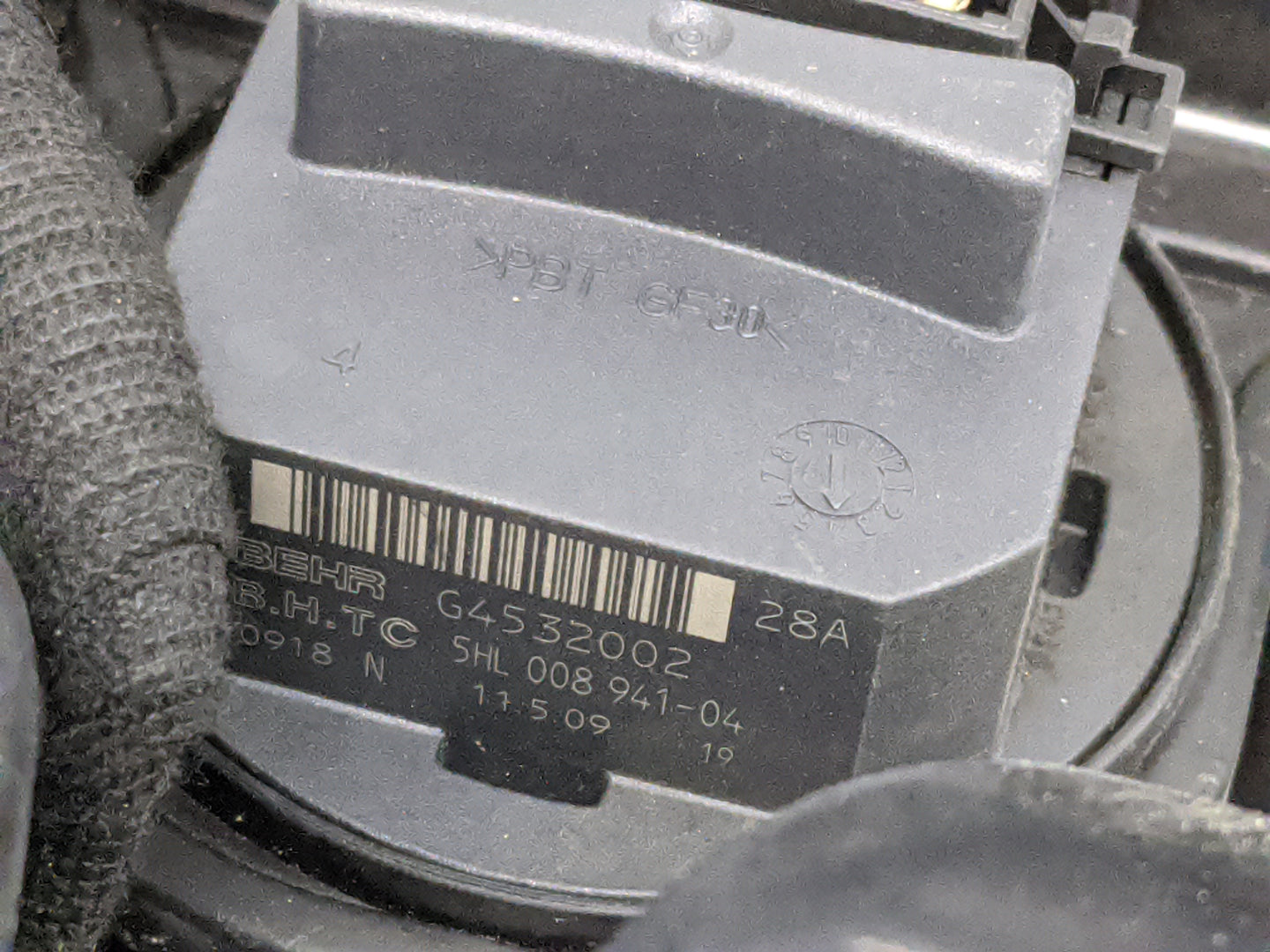 2009 Bmw X5 Heater AC Blower Motor P/N:64116947554 5HL008941-04, G4532002 Fits OEM Used Auto Parts - Oemusedautoparts1.com